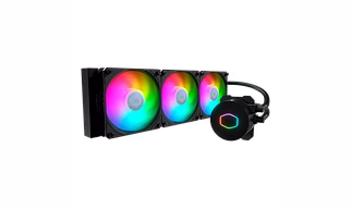 Cooler Master MasterLiquid ML360L ARGB V2 CPU Liquid Cooler - Black | Support Intel & AMD CPU Socket AM5, AM4, AM3, LGA1700, 1200, 2066, 1151 | 3rd Gen Dual Chamber Pump | 360mm Close-Loop AIO