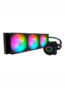 Cooler Master MasterLiquid ML360L ARGB V2 CPU Liquid Cooler - Black | Support Intel & AMD CPU Socket AM5, AM4, AM3, LGA1700, 1200, 2066, 1151 | 3rd Gen Dual Chamber Pump | 360mm Close-Loop AIO