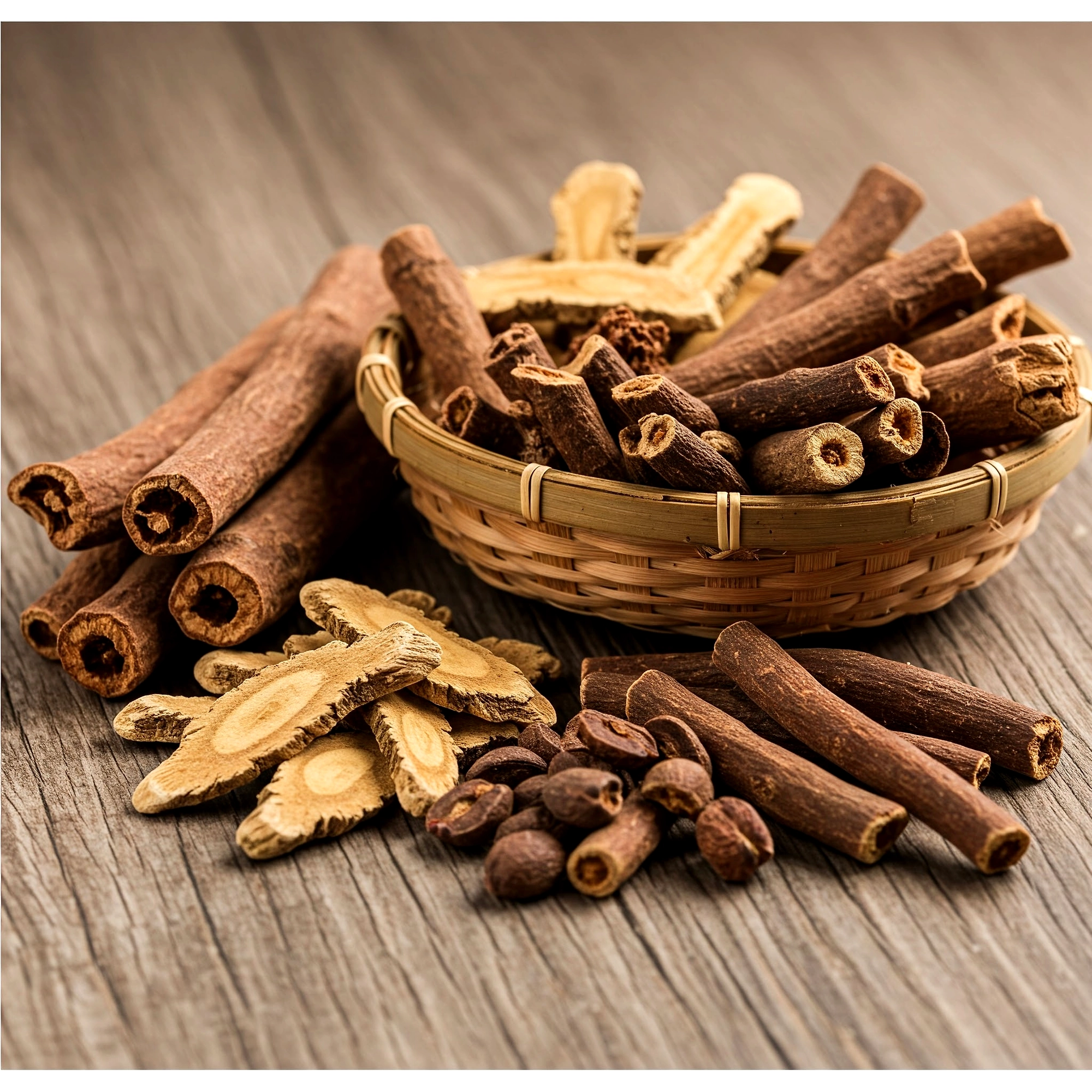 Ayurvedic Herbs; Sticks and Roots