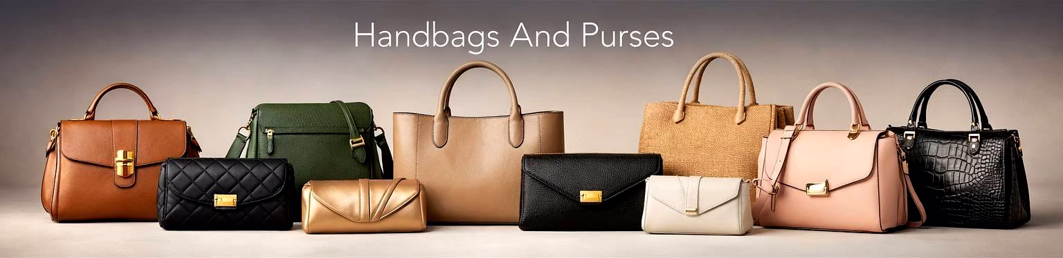 Wholesale handbags and purses including tote bags, clutches, and sling bags