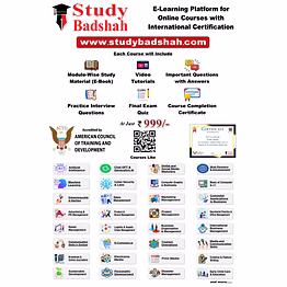 study badshah customised complete online course development