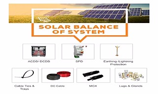 Raygen - Solar BOS with Lugs, Earthing and Conduit Pipes (Heavy Duty) - 4KW to 6KW - 1Phase
