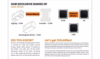 Solar LED Brick