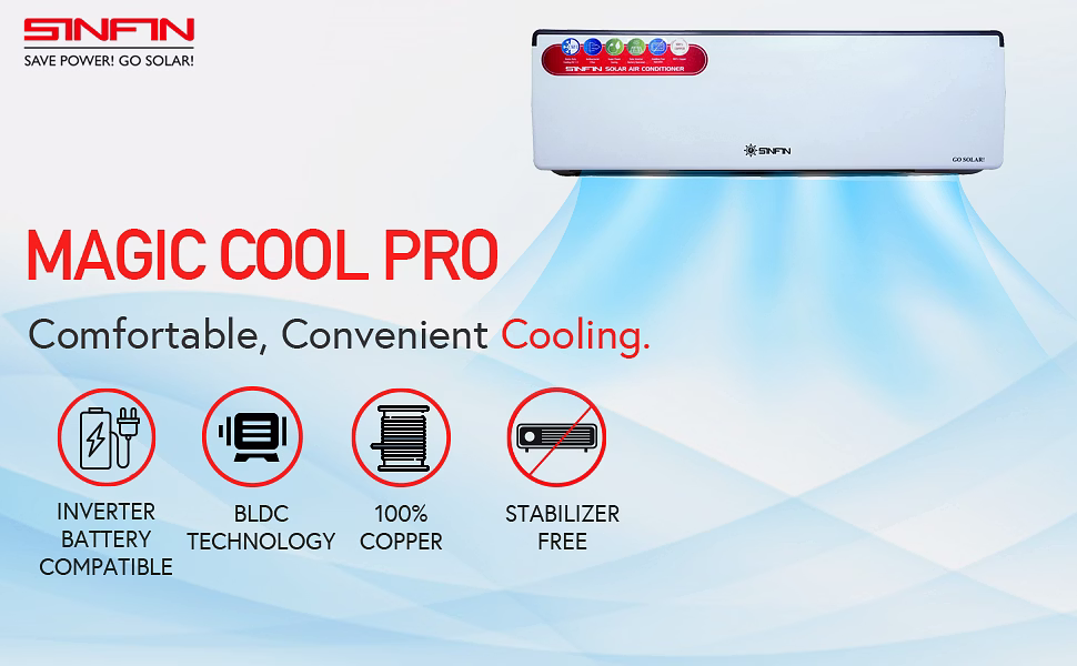 Sinfin Air Conditioner 1.5ton - Magic Cool image 1