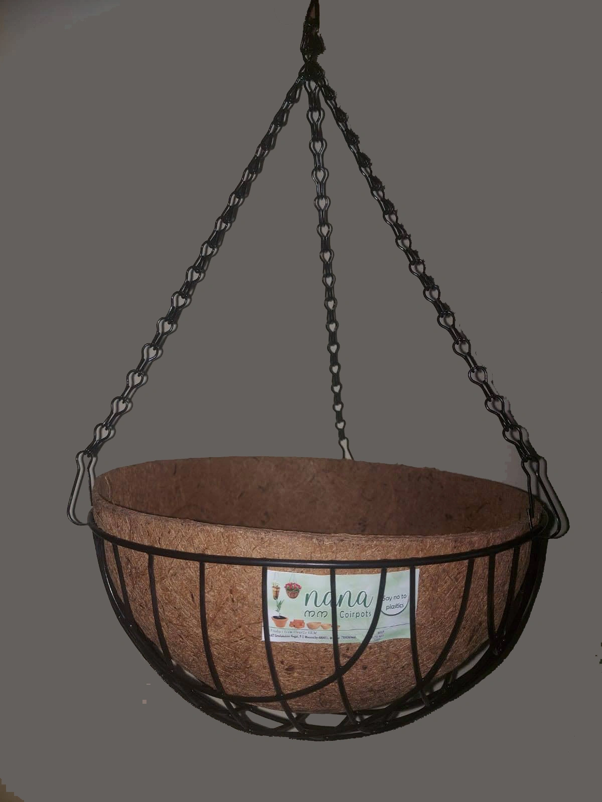 nana 12 inch hanging coirpot-4