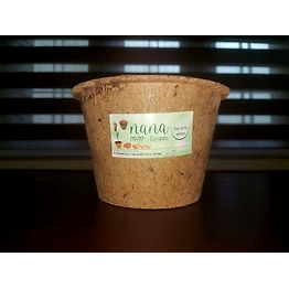 nana coir pot 6 inch diameter(set of 3)