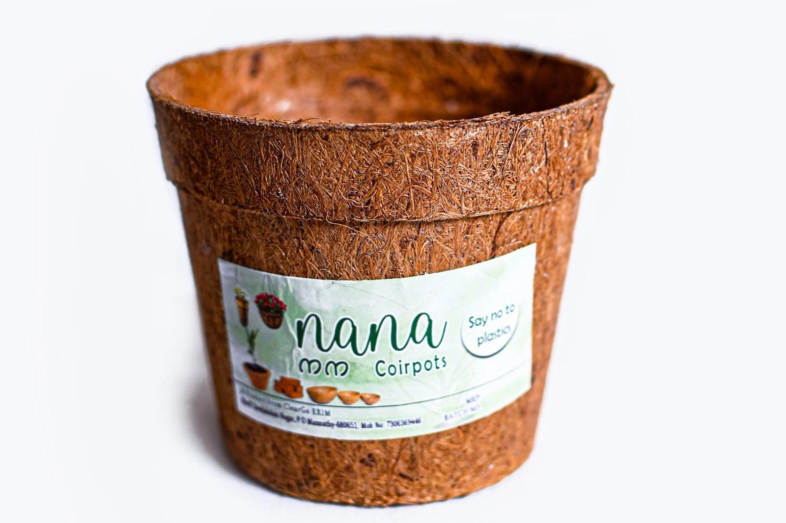 nana coir pot 4 inch diameter(set of 6)-4