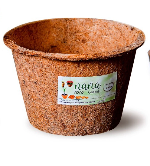 nana coir pot 6 inch diameter(set of 3)-1