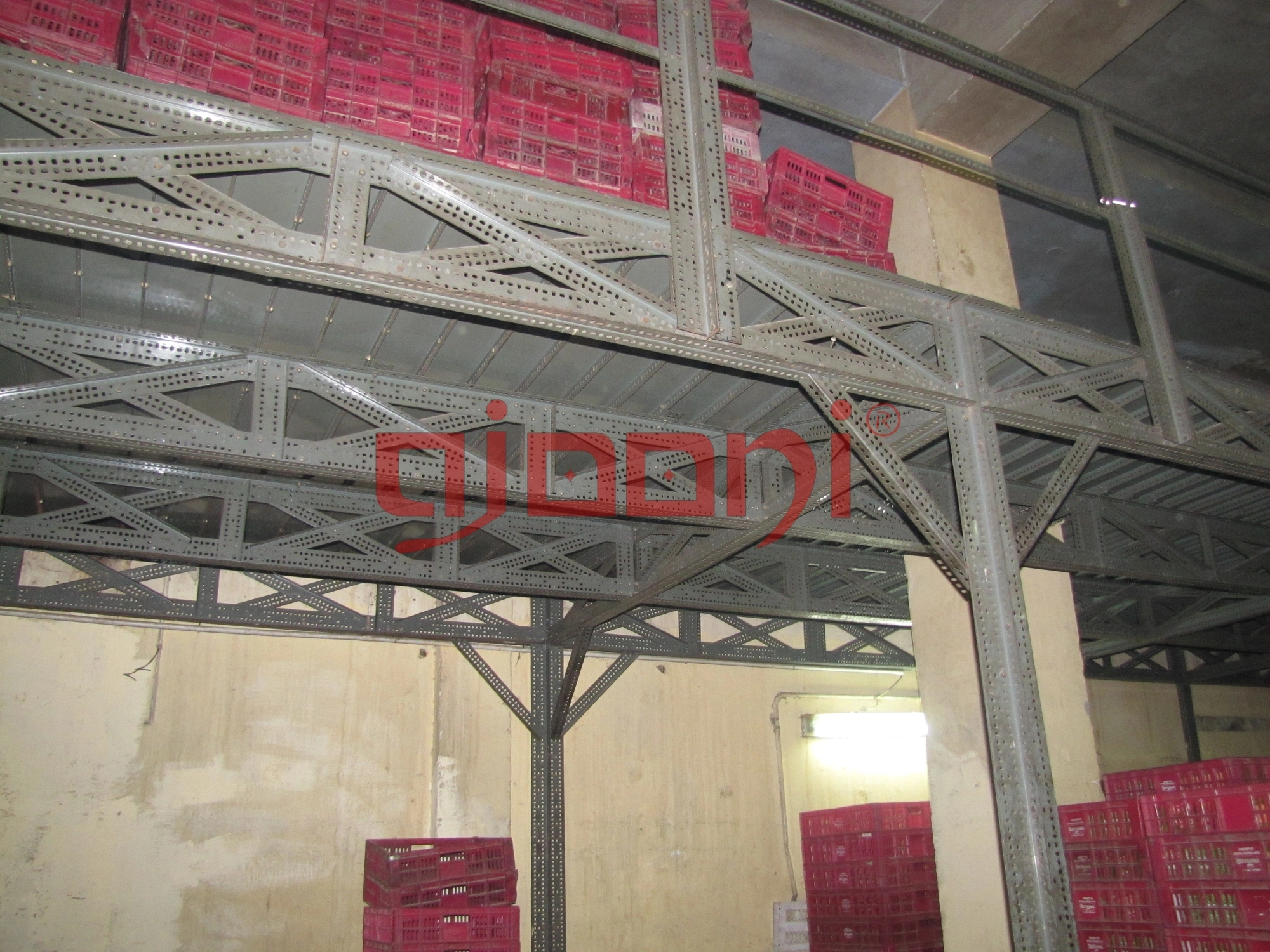 Mezzanine Floor With Slotted Angles-1181