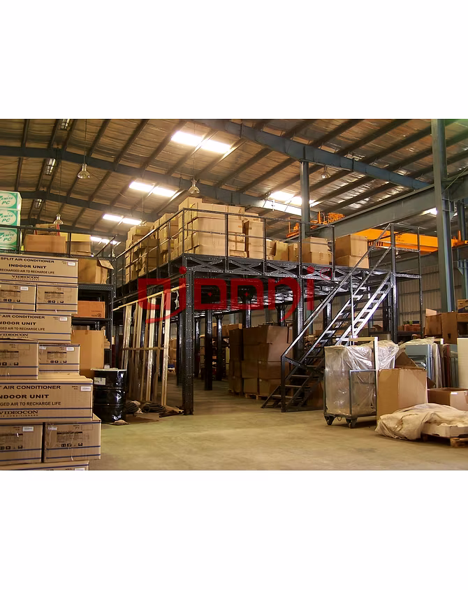 Slotted Angle Mezzanine Floors-1