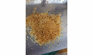 Discoloured rejected rice