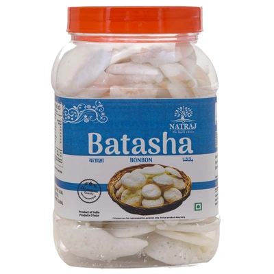 NATRAJ The Right Choice Punjabi Sugar Batasha For Puja|Sugar Drop Candy | Batashe for Pooja and Culinary use|Patasha 350g