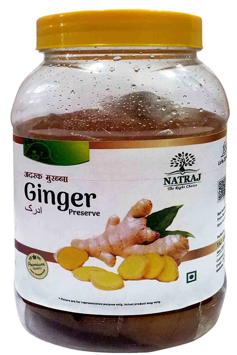 Natraj The Right Choice Adrak/Ginger Murabba, 1 KG-5