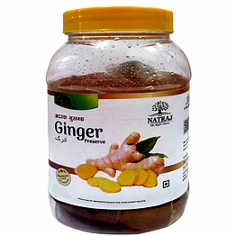 natraj the right choice adrak/ginger murabba, 1 kg