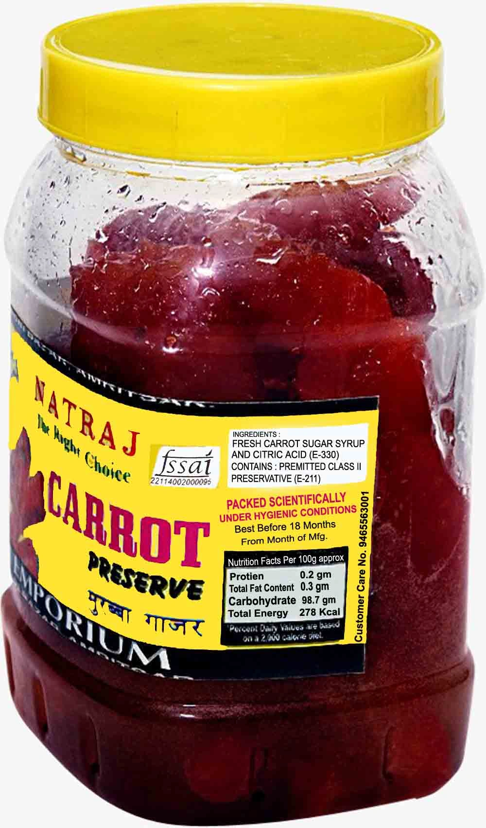 Natraj The Right Choice Homemade Taste Gajar / Carrot Murabba , 1 KG-6