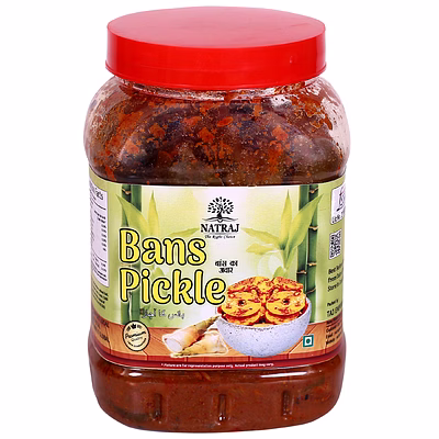 natraj the right choice bans ka achar bamboo pickle 500g bamboo pickle