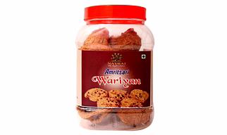 Natraj The Right Choice Amritsari Punjabi Premium Urad Dal WADI 250gms Spicy Masala Wariyan | Hand made | Vadi | Wadiyan | | Rich in Protein | Traditional Indian Urad Dal Wadi Snack