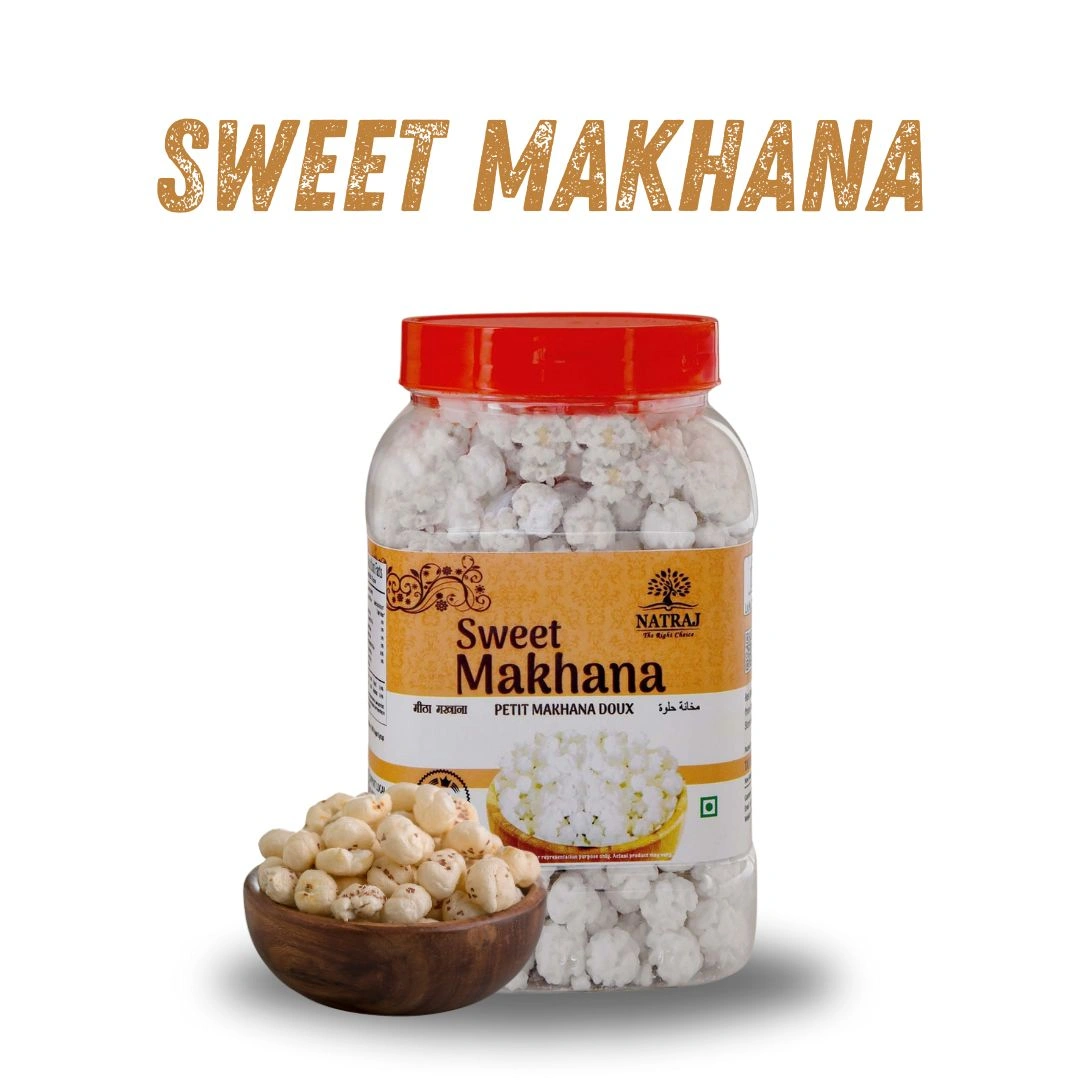 NATRAJ The Right Choice Special Sugar Makhana|Sugar Balls for Pooja|Prashad Dana|Sweet Makhana -500g-12060792