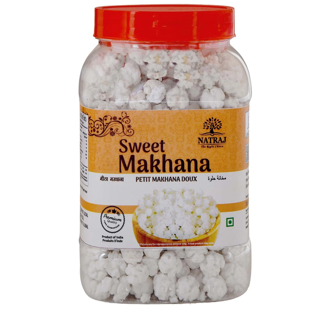 NATRAJ The Right Choice Special Sugar Makhana|Sugar Balls for Pooja|Prashad Dana|Sweet Makhana -500g-3