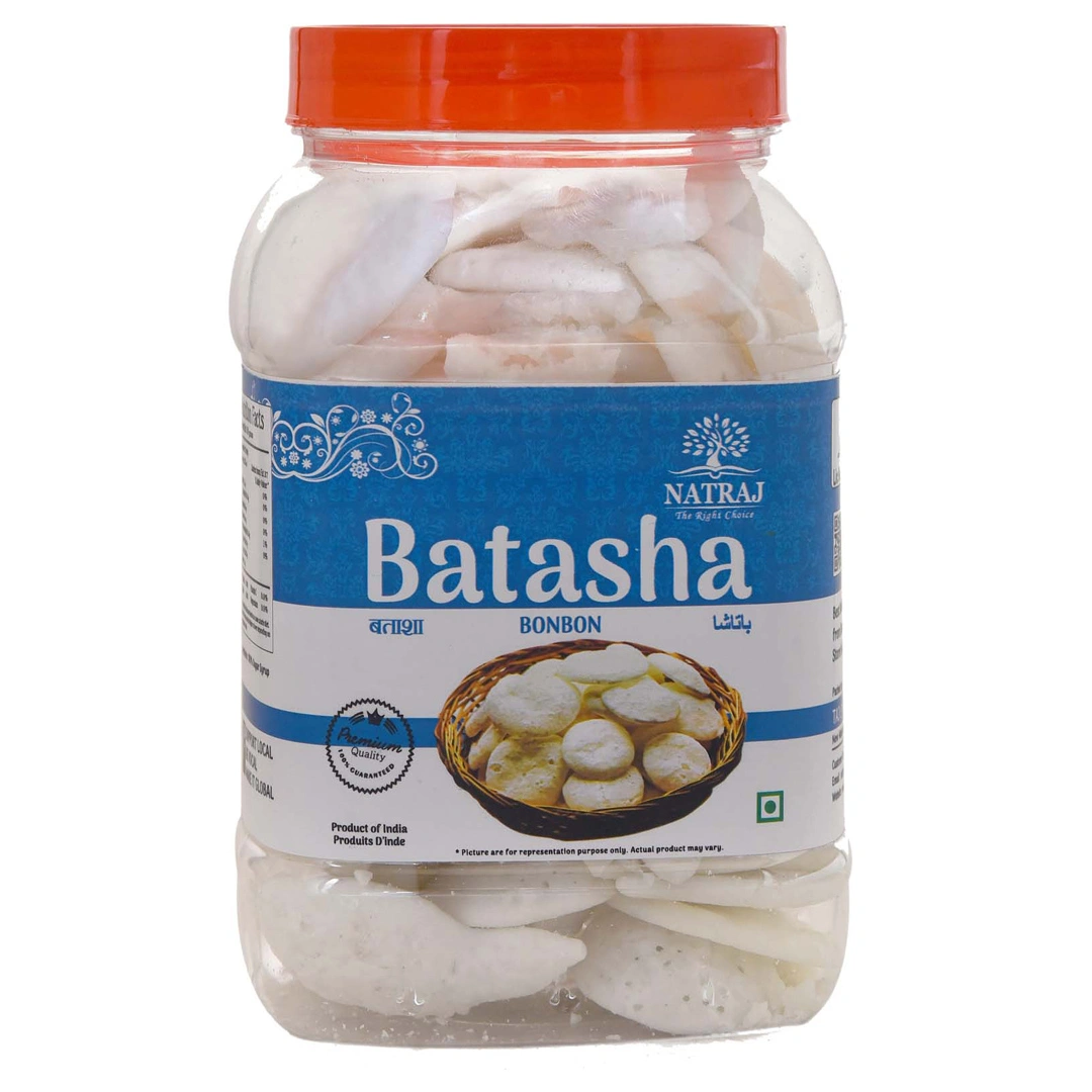 NATRAJ The Right Choice Punjabi Sugar Batasha For Puja|Sugar Drop Candy | Batashe for Pooja and Culinary use|Patasha 350g-4