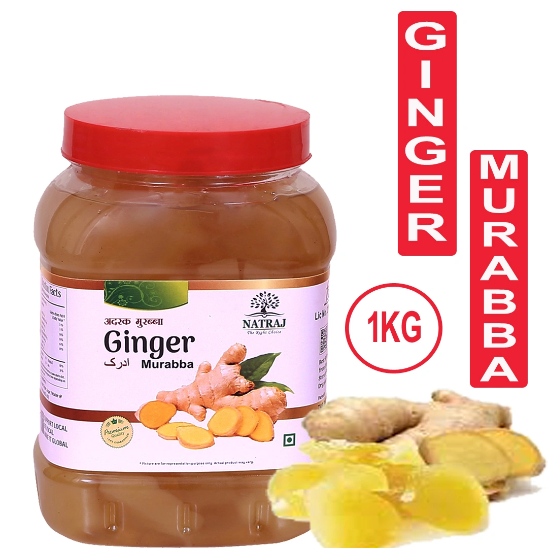 Natraj The Right Choice Adrak/Ginger Murabba, 1 KG-12120230