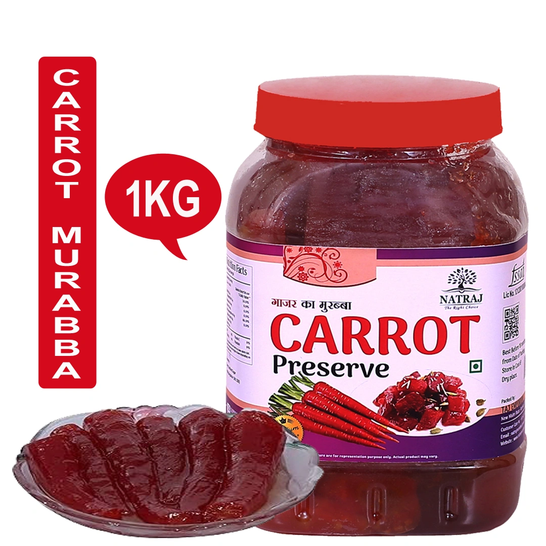 Natraj The Right Choice Homemade Taste Gajar / Carrot Murabba , 1 KG-12120250