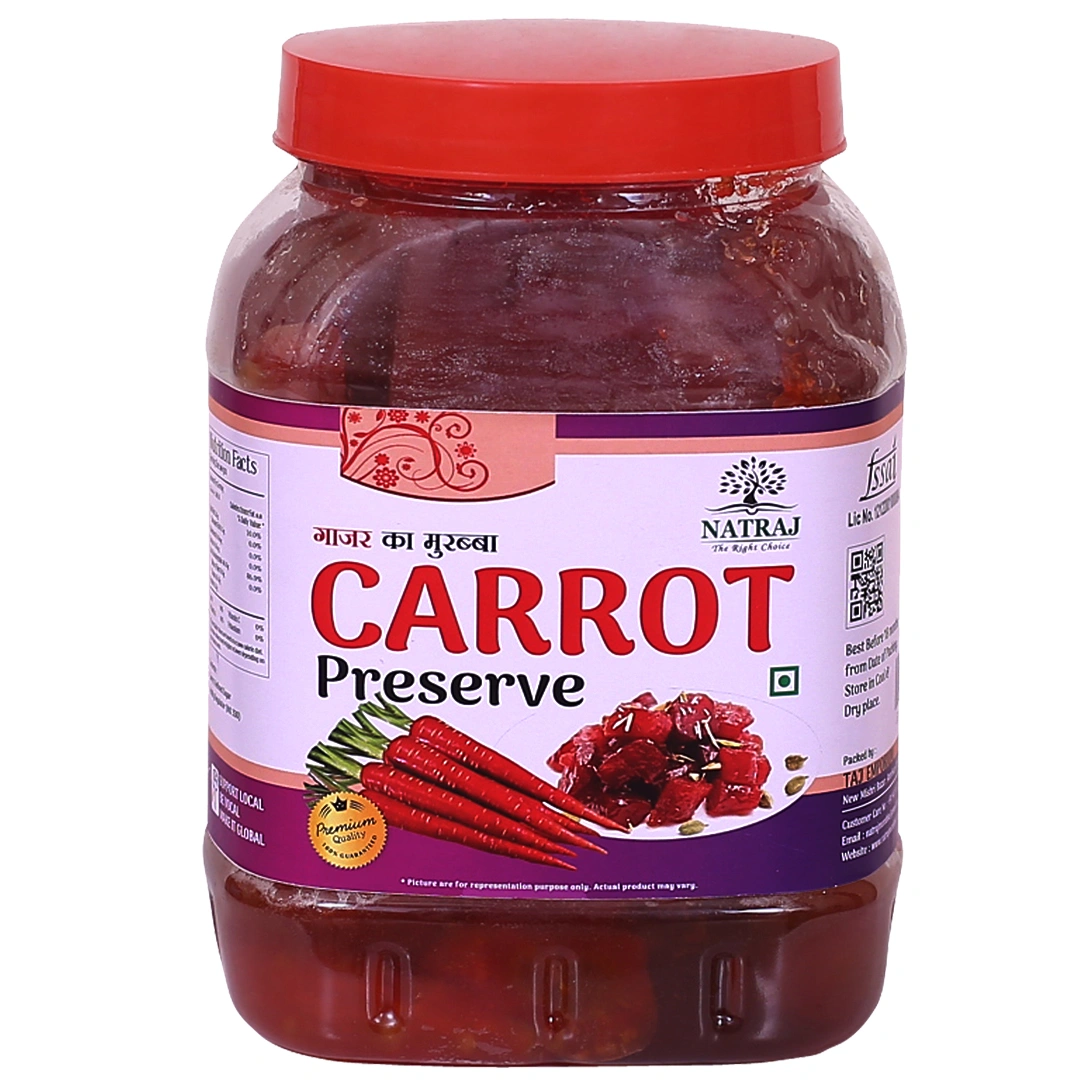 Natraj The Right Choice Homemade Taste Gajar / Carrot Murabba , 1 KG-3