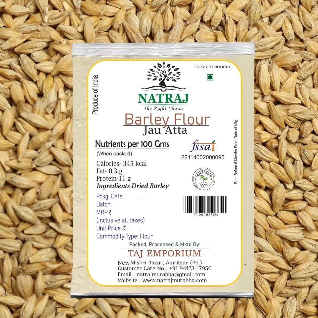 NATRAJ THE RIGHT CHOICE JAU ATTA 1kg |  Nutritious &amp; Gluten-Free-4