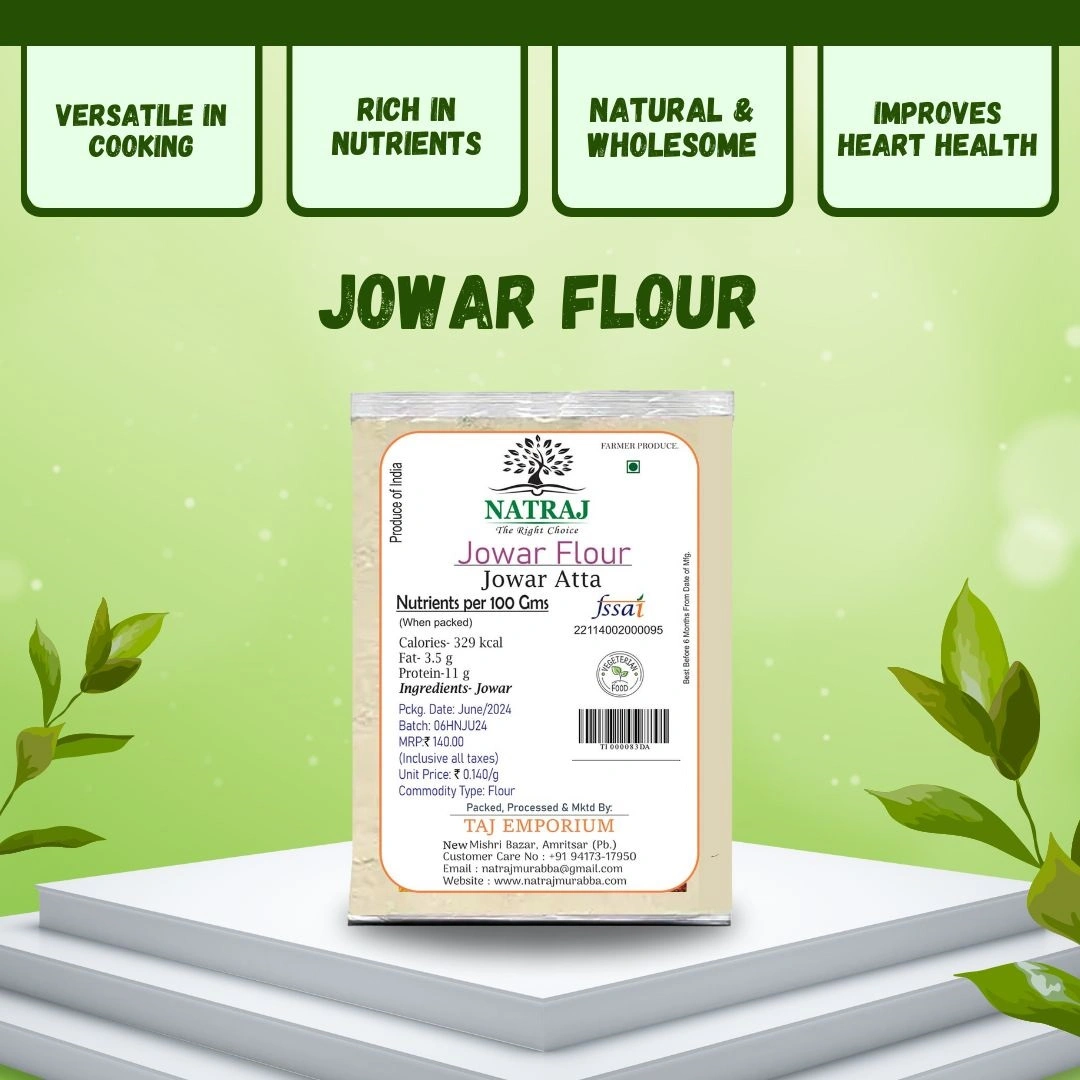 NATRAJ THE RIGHT CHOICE JOWAR ATTA 1kg-4