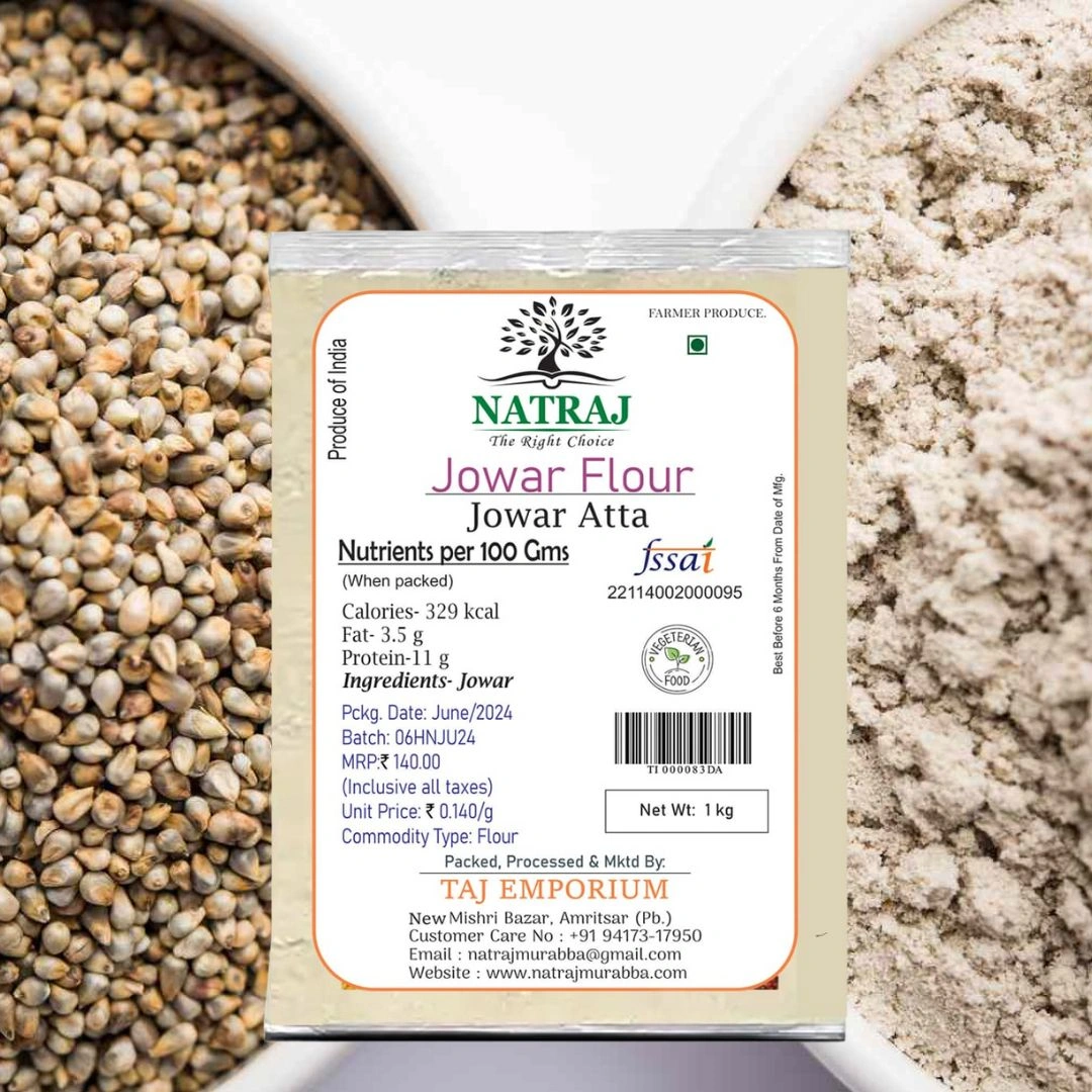 NATRAJ THE RIGHT CHOICE JOWAR ATTA 1kg-2