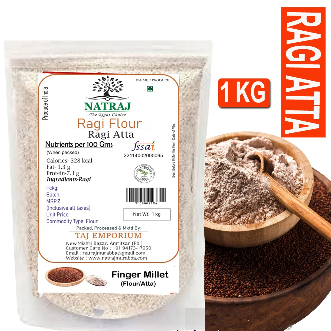 Natraj The Right Choice Ragi Ka Atta/Ragi Flour 1kg-12611230