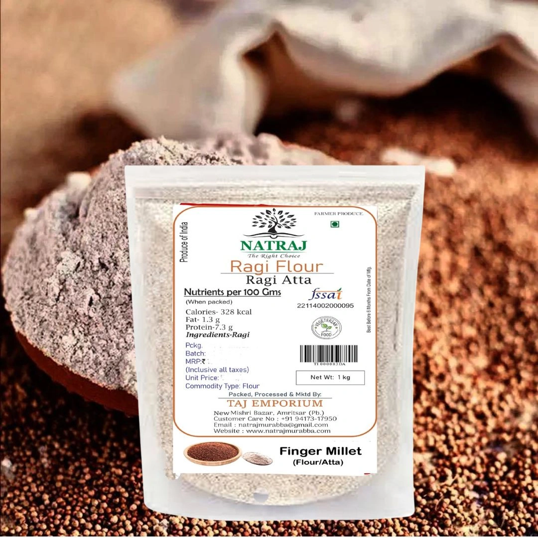 Natraj The Right Choice Ragi Ka Atta/Ragi Flour 1kg-4