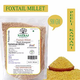 natraj the right choice foxtail millet 500 gm