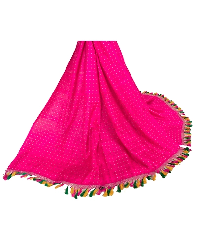 Sanskriti Vintage Dupatta Long Stole Pure Silk Pink Shawl Printed Soft Scarves DC-42432-Pink-Printed Work-Pure Silk-1