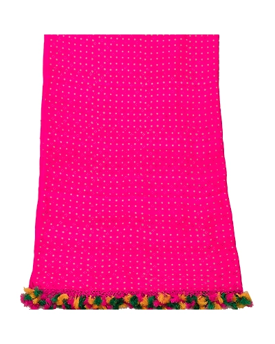 Sanskriti Vintage Dupatta Long Stole Pure Silk Pink Shawl Printed Soft Scarves DC-42432-Pink-Printed Work-Pure Silk-6
