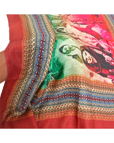 Sanskriti Vintage Dupatta Long Stole Blend Cotton Hijab Digital Printed Shawl DC-46320-Multi Color-Printed Work-Blend Cotton-5