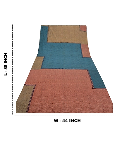 Sanskriti Vintage Dupatta Long Stole Cotton Hijab Printed Geometric Scarves DC-47143-Multi Color-Painted Work-Cotton-1