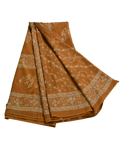 Sanskriti Vintage Green Indian Sari Art Silk Printed Sarees Craft Soft Fabric, PR-41086-Green-Printed Work-Art Artificial Silk-1