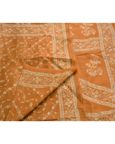 Sanskriti Vintage Green Indian Sari Art Silk Printed Sarees Craft Soft Fabric, PR-41086-Green-Printed Work-Art Artificial Silk-4