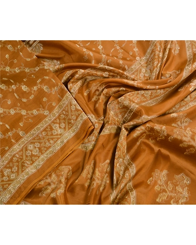 Sanskriti Vintage Green Indian Sari Art Silk Printed Sarees Craft Soft Fabric, PR-41086-Green-Printed Work-Art Artificial Silk-6