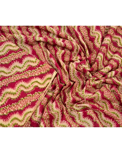 Sanskriti Vintage Dark Red Sarees Art Silk Printed Fabric Craft Ethnic Sari, PR-41332-Dark Red-Printed Floral Design-Art Silk-6