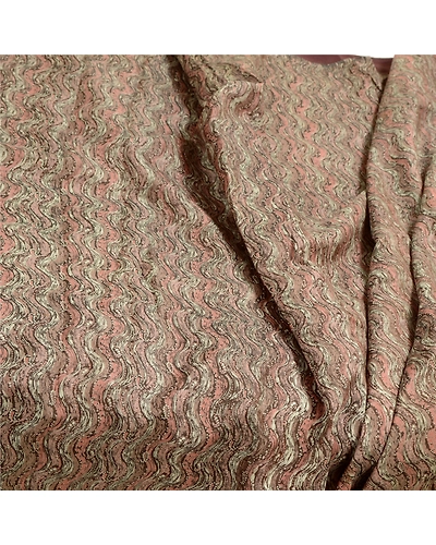 Sanskriti Vintage Indian Brown Sarees Pure Silk Printed Sari 5Yd Sewing Fabric, PR-56343-Brown-Printed Floral Design-Pure Silk-2