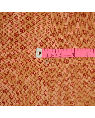 Sanskriti Vintage Brown Indian Sarees Pure Silk Printed Sari Floral Craft Fabric, PR-59060-Brown-Printed Floral Design-Pure Silk-1