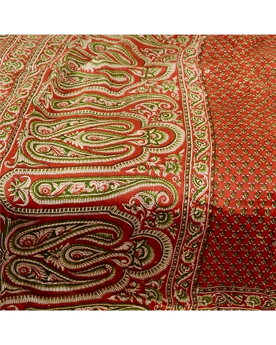 Sanskriti Vintage Orange 100% Sarees Pure Silk Printed Sari Floral Craft Fabric, PR-59523-Orange-Printed Floral Design-Pure Silk-3