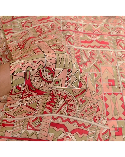 Sanskriti Vintage Sarees Multi Pure Silk Printed Sari Soft Floral Craft Fabric, PR-60653-Multi-Printed Floral Design-Pure Silk-5