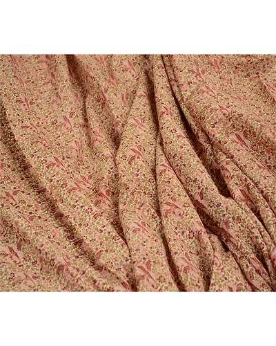 Sanskriti Vintage Sarees Multi Indian Pure Silk Printed Sari Soft Craft Fabric, PR-61699-Multi-Pure Silk-1