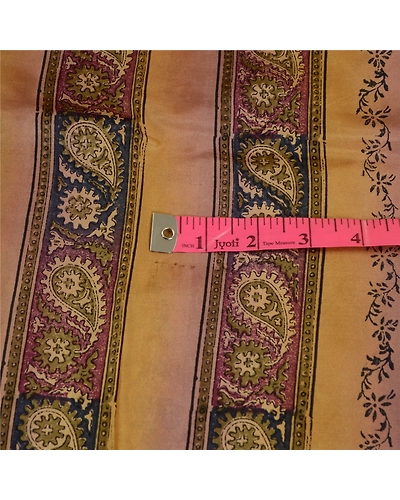 Sanskriti Vintage Sarees Purple Indian Printed Pure Silk Sari 5Yd Craft Fabric, PR-63788-Purple-Pure Silk-1