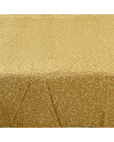 Sanskriti Vintage Sarees Green 100% Pure Silk Paisley Printed Sari Craft Fabric, PR-64677-Green-Pure Silk-6