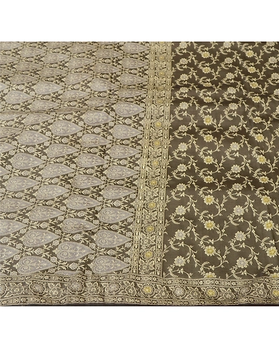 Sanskriti Vintage Green Sarees Art Silk Woven Premium Indian Sari Fashion Fabric, PS-55155-Green-Woven Work-Art Silk-4