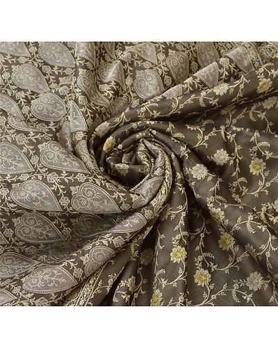 Sanskriti Vintage Green Sarees Art Silk Woven Premium Indian Sari Fashion Fabric, PS-55155-Green-Woven Work-Art Silk-6